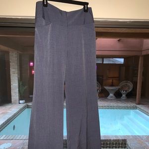 Antonio Melani Slacks- Blue/Grey, Wide Leg